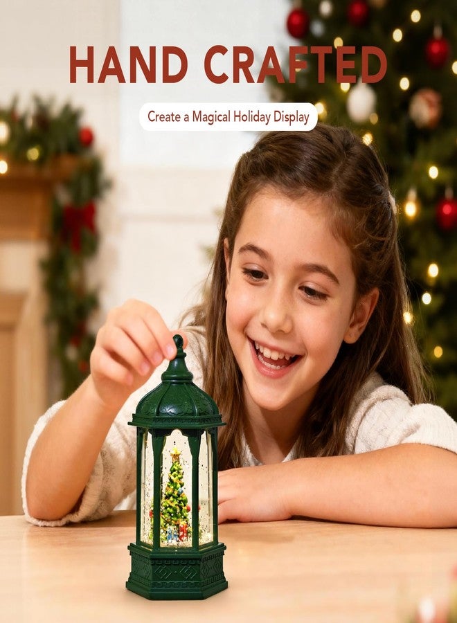 كرة ثلجية لعيد الميلاد من ميري بالس، كرات ثلجية مضيئة لامعة، زينة طاولة على شكل فانوس - شجرة عيد الميلاد - Image 3